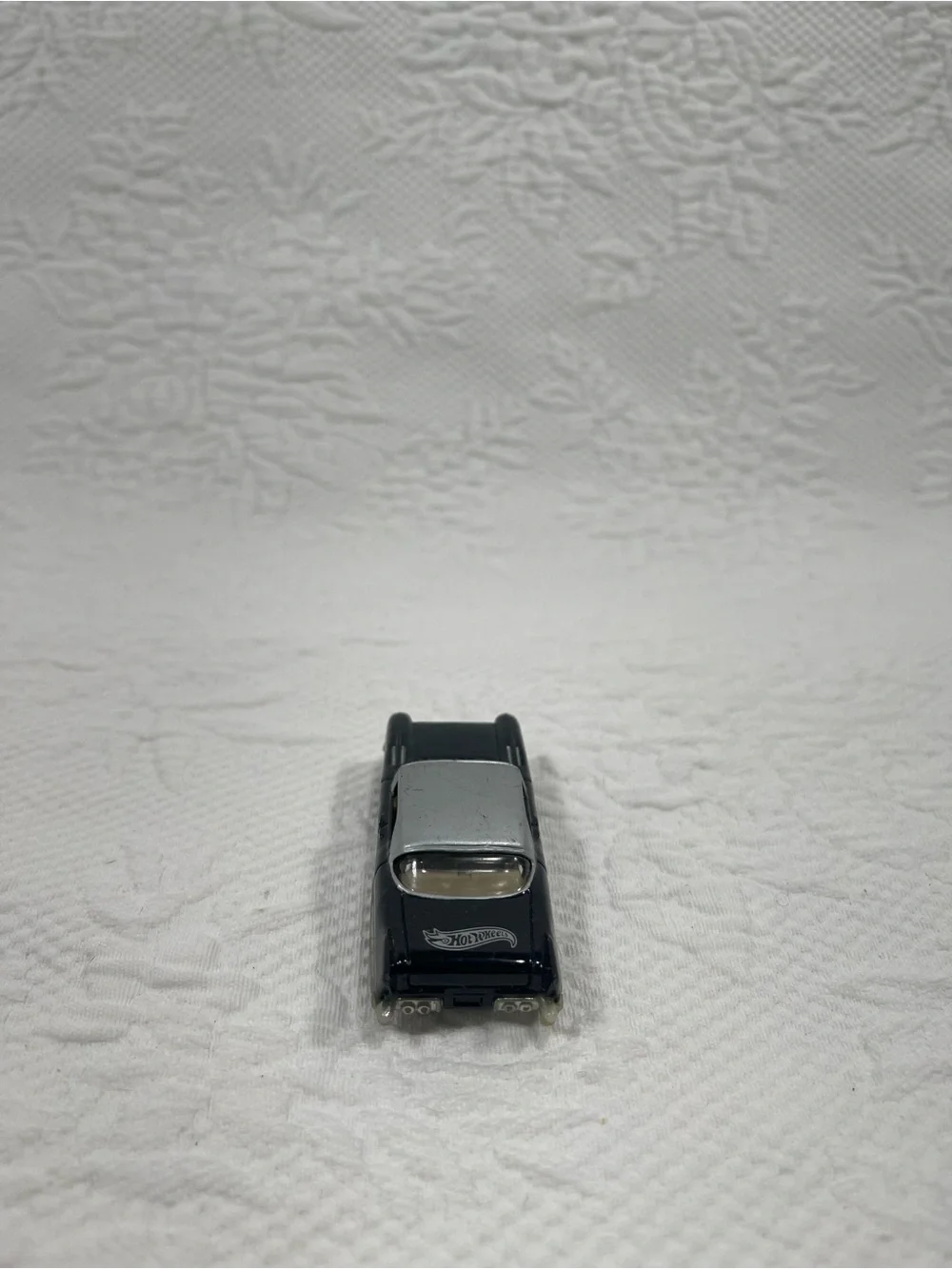 Die-Cast Black & Silver Classic Toy Car for Kids